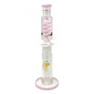 15" High Point Glass Freezable Coil Tree Perc Water Pipe - [PHX449]
